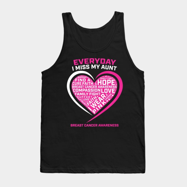 In Remembrance Memory Of My Aunt Breast Cancer Awareness Tank Top by CarolIrvine